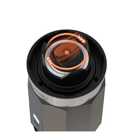 Кофемолка аккумуляторная Circle Joy Electric Coffee Grinder, чёрно-серебристая